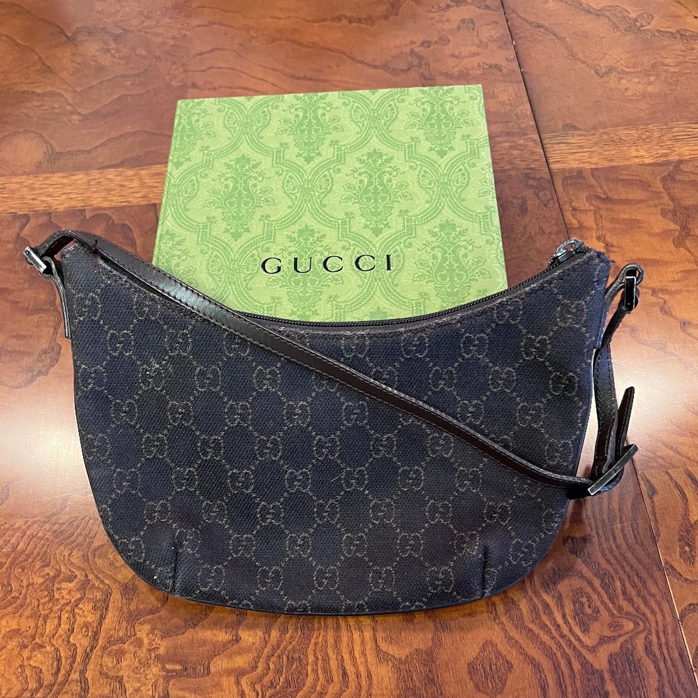Authentic Gucci Brown Shoulder Bag, Like New